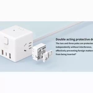 چندراهی برق مکعبی شیائومی نسخه پرو  Xiaomi Cube Converter Pro 33W