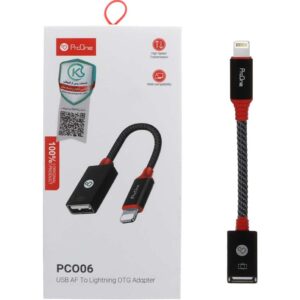 مبدل لایتنینگ به USB پرووان  ProOne PC006