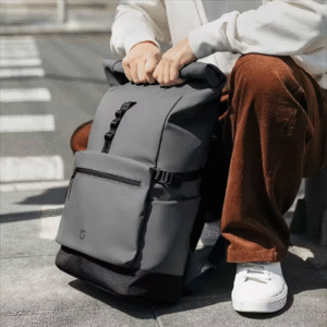 کوله پشتی و کیف مسافرتی شیائومی  Xiaomi Mijia Rolled-edge Casual مناسب برای لپ تاپ 15.6 و دانشجوها (طوسی)