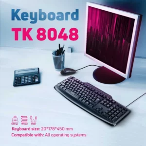 کیبورد باسیم تسکو مدل TK 8048